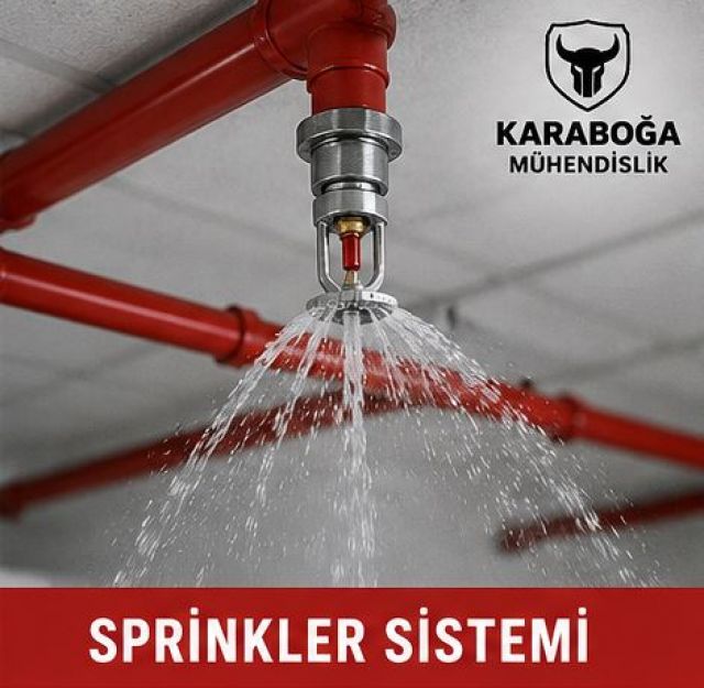 Tuzla Sprinkler Sistemleri | Yangın Sprinkler Sistemi Kurulumu | Karaboğa Mühendislik