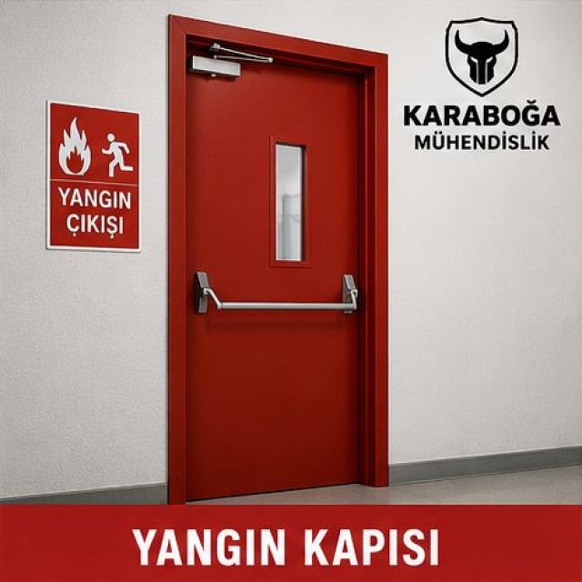 Tuzla Yangın Kapısı | İmalat, Satış, Montaj ve Teknik Servis | Karaboğa Mühendislik